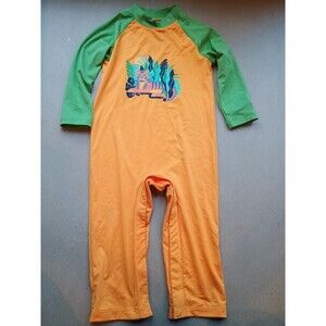 Coolibar Baby Swim Rashguard UPF 50+ Protection Orange 18-24 Months Swimsuit